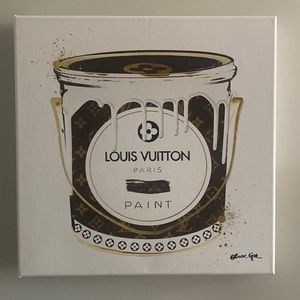 Oliver Gal Louis Vuitton Paint Can Print